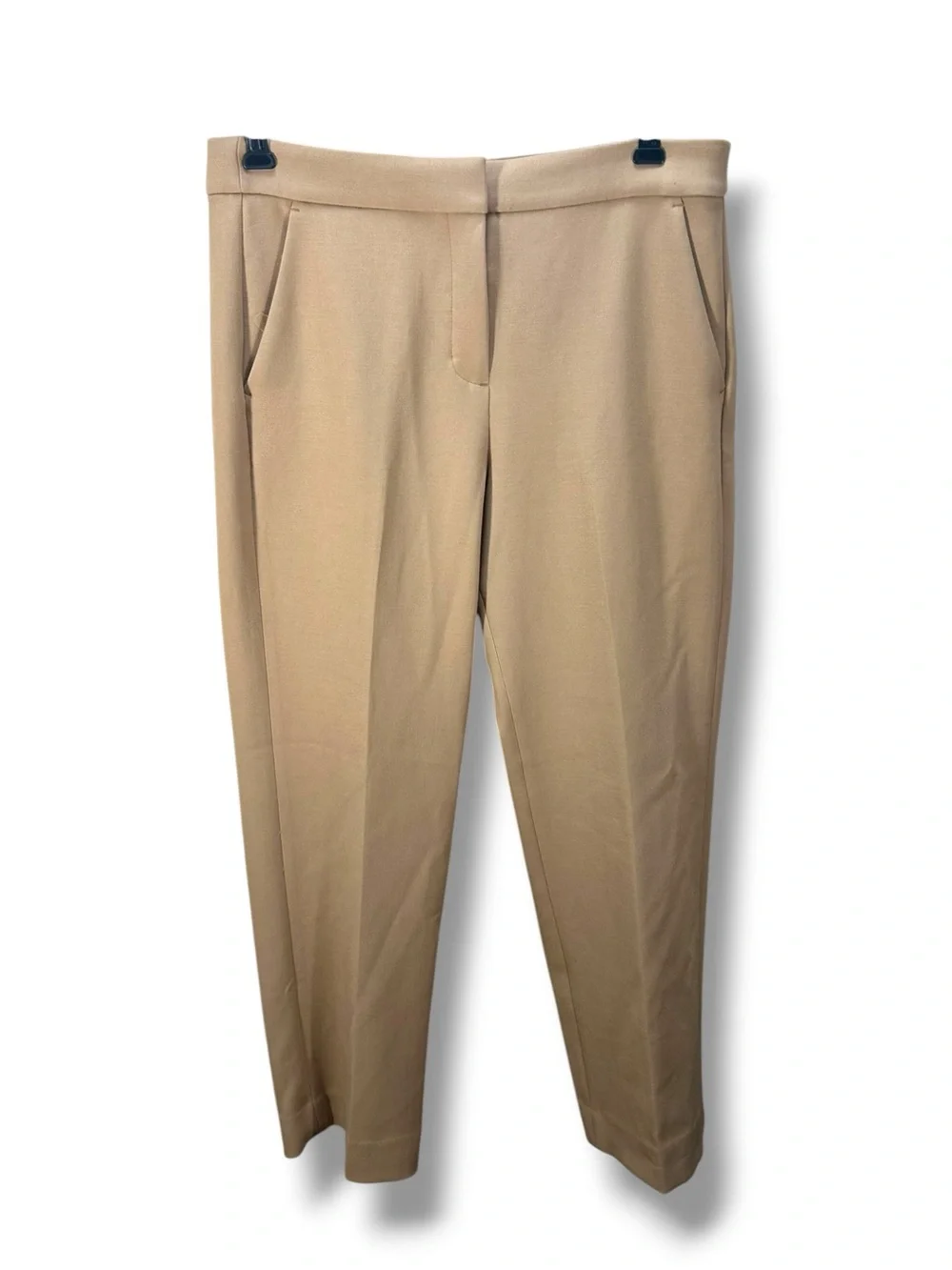 J.Crew Kate Camel Tan Straight Leg Four Season Stretch Pants Size 10